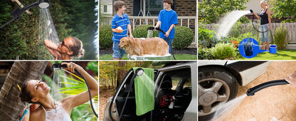 Portable Camping Shower with Temperature Display