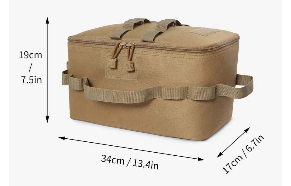 Sac de Rangement 600D - Robuste et Pliable pour le Camping et les VR (Sac Uniquement)