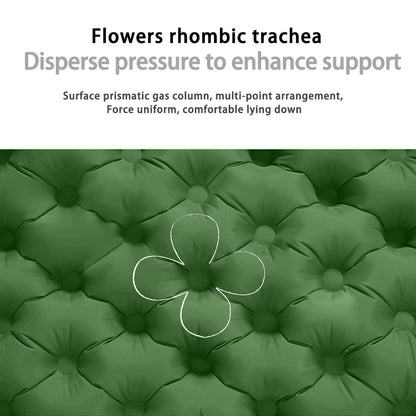 Colchón Inflable Autoinflable para Camping con Bomba Integrada | Ultraligero y Compacto