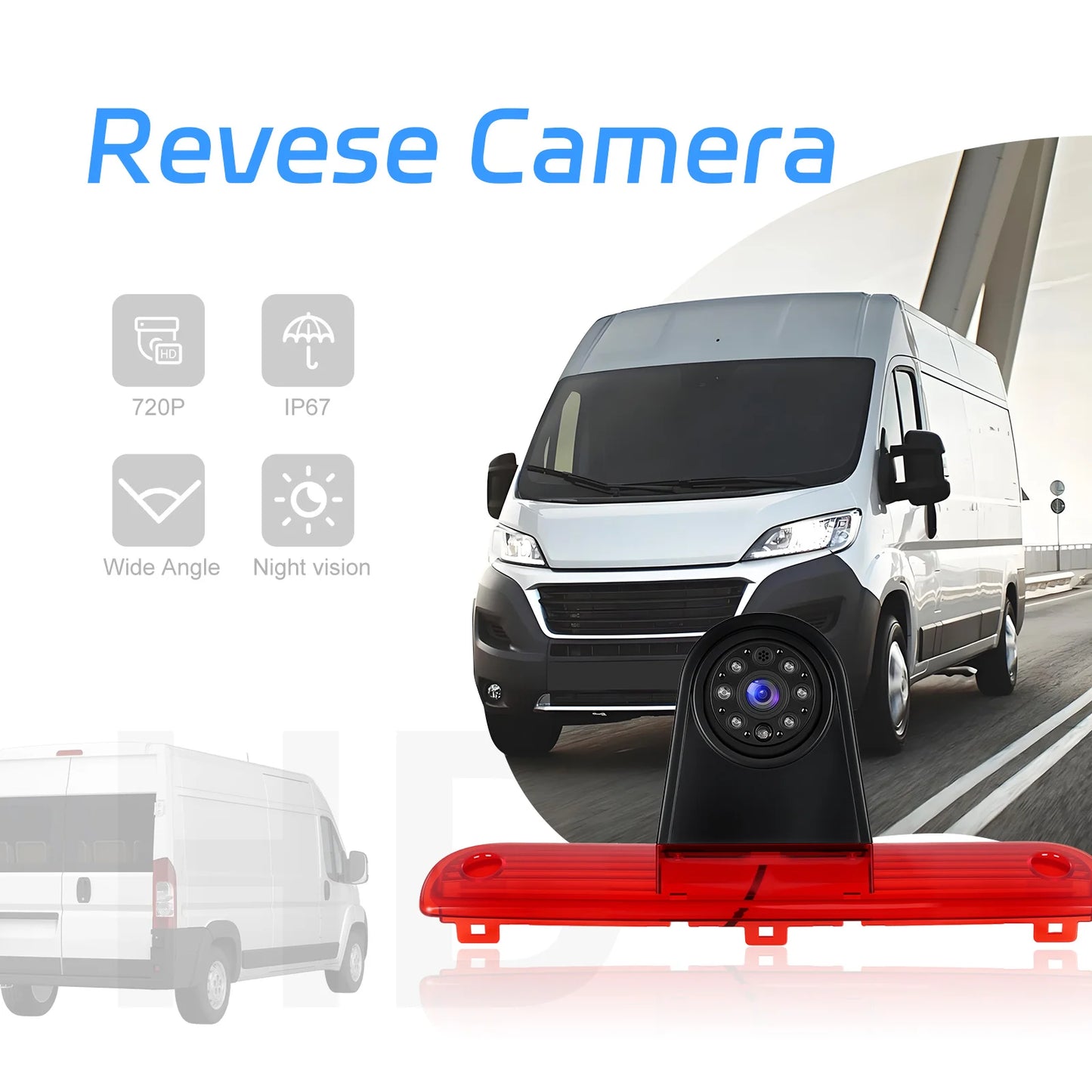 Brake Light Reversing Camera - Fiat Ducato / Peugeot Boxer 2006-2018