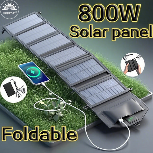 Cargador Solar Plegable USB 5V para Camping y Senderismo
