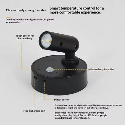 Foco LED 12V para Camper - Regulable · Orientable · Bajo Consumo · Instalación Express