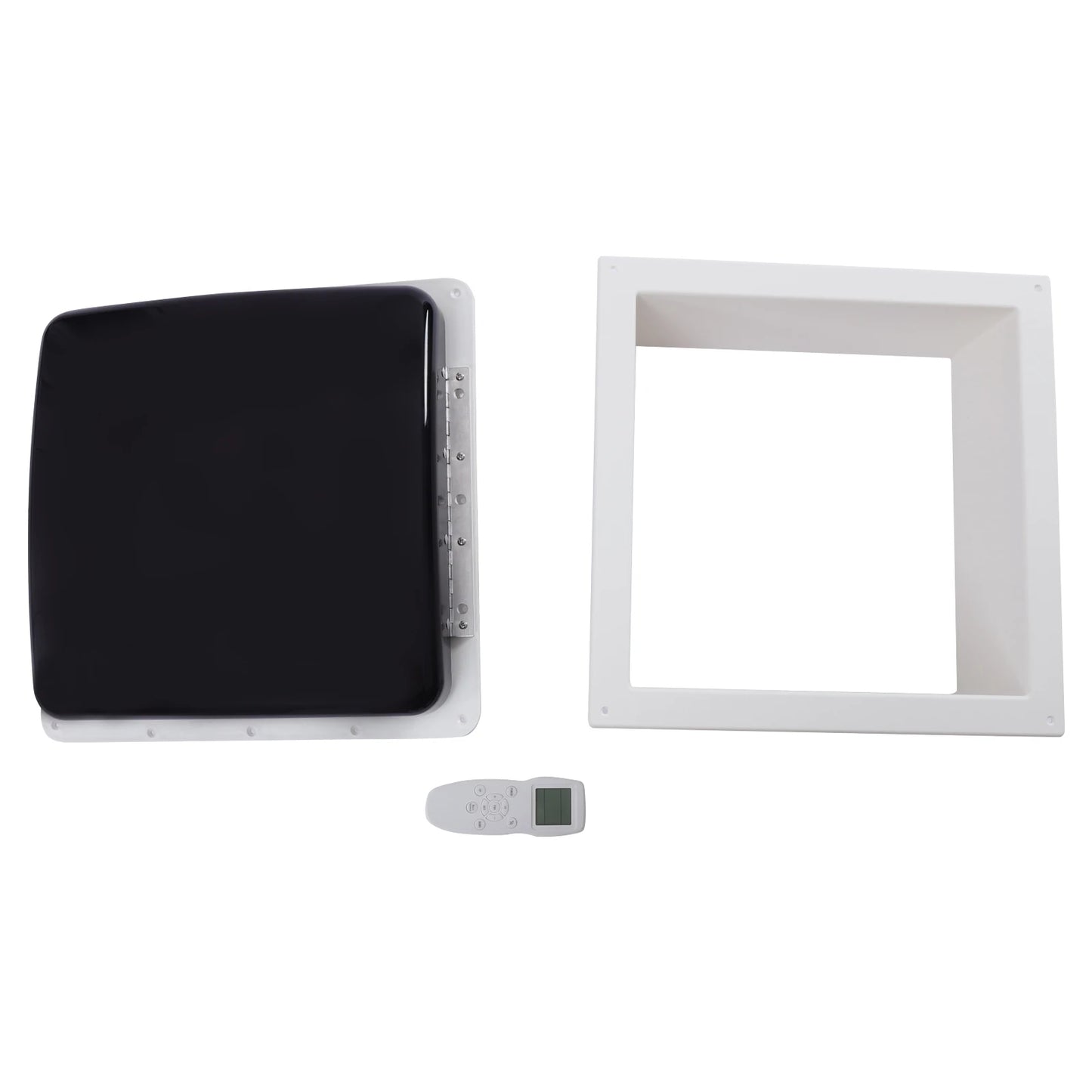 Ventilateur de plafond RV Premium - Télécommande + Capteur de pluie + Voix (36cm)