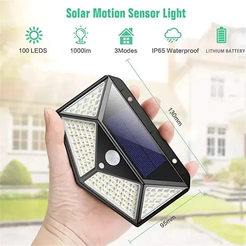 Foco Solar LED 100 LED