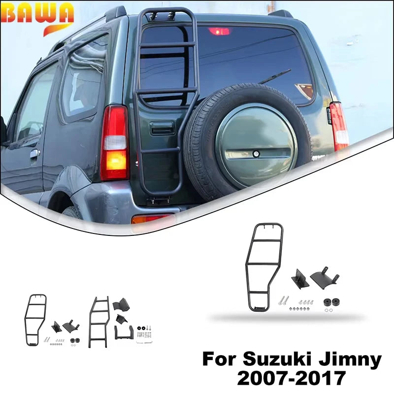 Échelle de hayon arrière pour Suzuki Jimny (2007–2017) – Alliage d'aluminium 