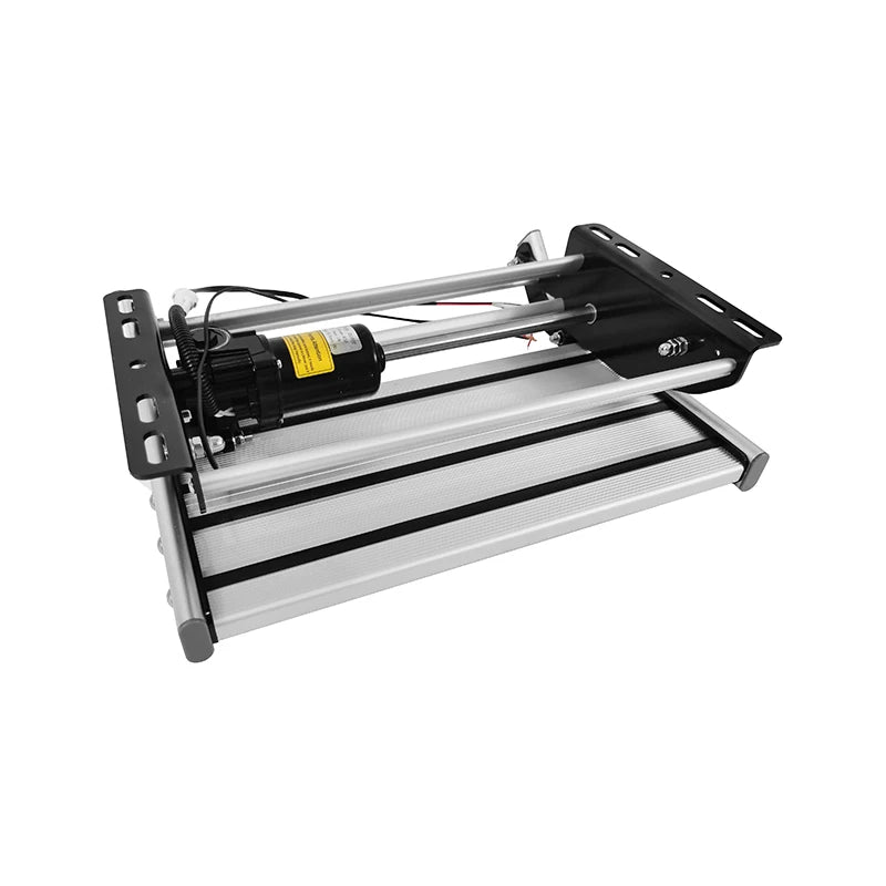 Escalón Eléctrico Plegable 12V para Autocaravana y Camper – Aluminio Antideslizante con Luz LED