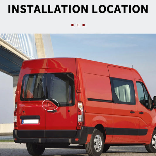 Nissan NV400 / Renault Master 3 / Opel Movano - Cámara Marcha Atrás AHD con Luz de Freno