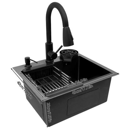 Single Bowl Sink 40×45 cm for Modern Kitchen 