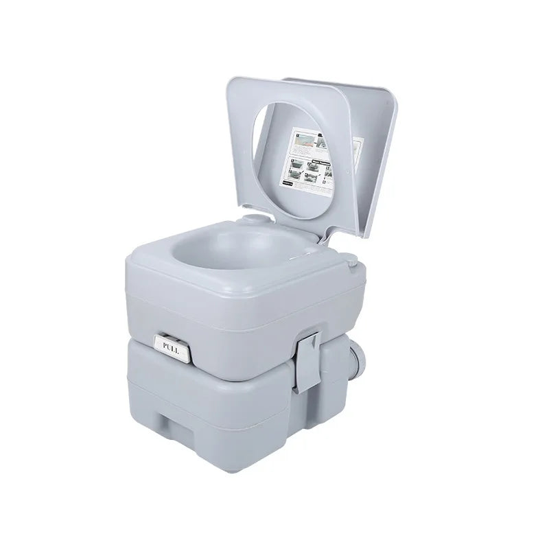 Portable Toilet for Camper and RV 10L / 20L | Portable Toilet with Manual Flush for Camping and Motorhome