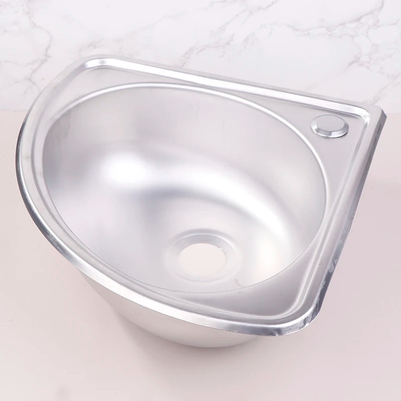 Évier d'angle pour camping-car et caravane