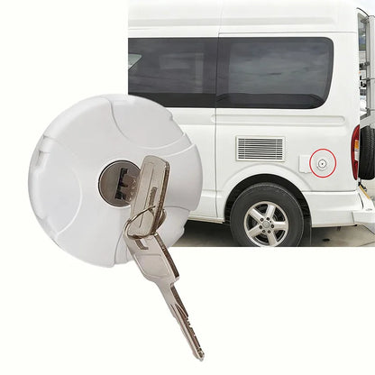 Bouchon de remplissage d'eau verrouillable Fiamma pour caravane et camping-car – Clés incluses, modèle 98658-001