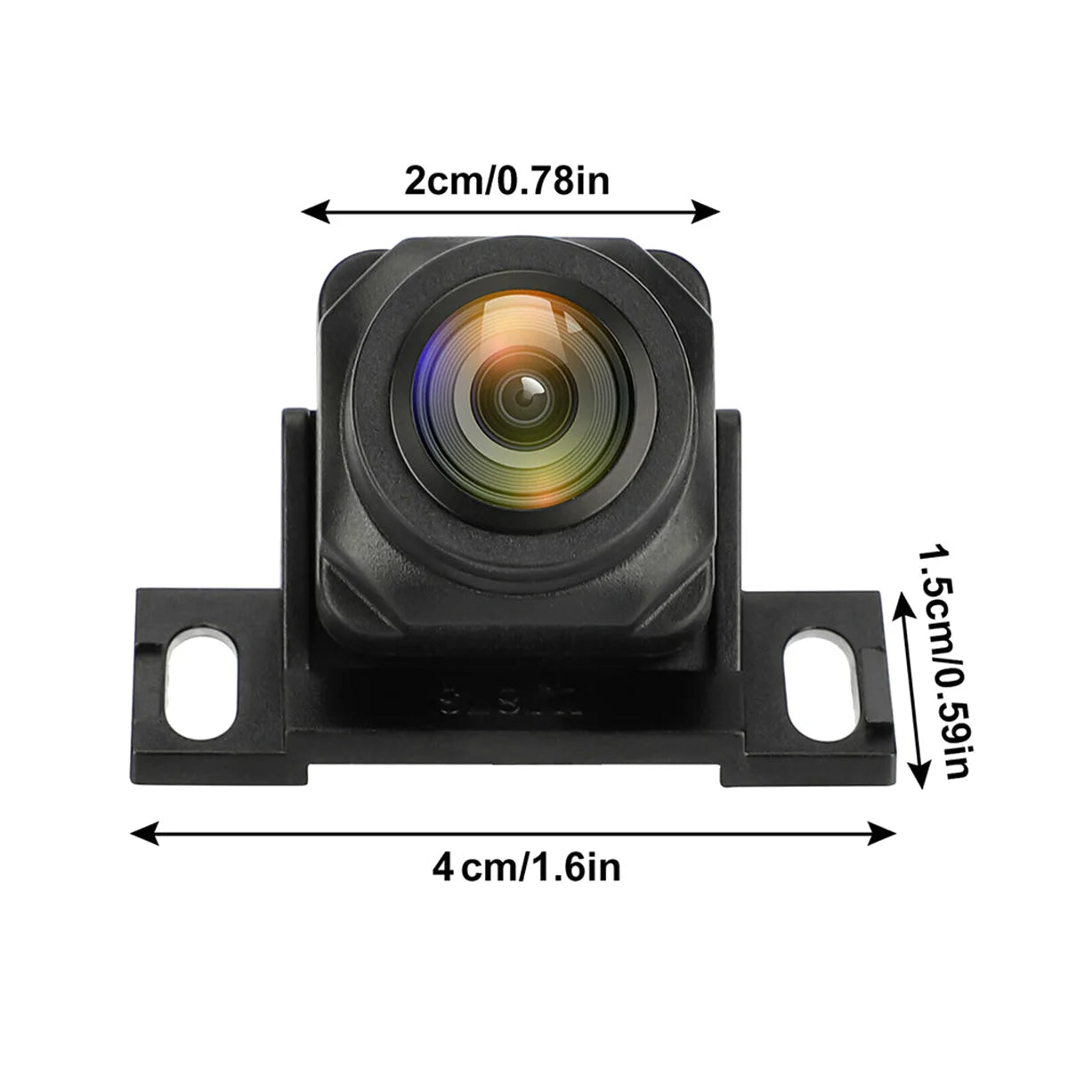 Cámara de Marcha Atrás Everso 170° HD 1000TVL con Visión Nocturna para Coche – Universal 12V
