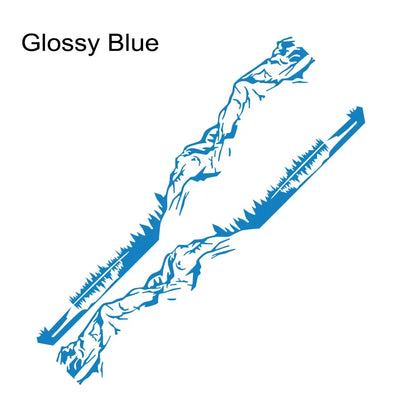 Pegatinas Gráficas de Montaña para Renault Trafic | Vinilos Laterales Decorativos para Puertas (SWB y LWB)