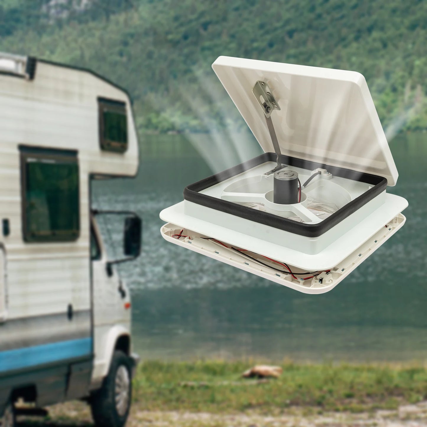 Claraboya de Techo 360×360 mm para RV y Caravana