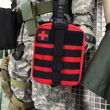 Trousse de premiers secours tactique 379 pièces - Sac IFAK + Garrot (Camping/VR)