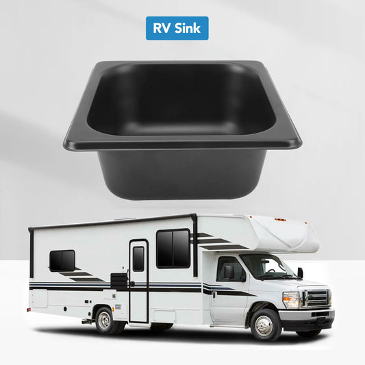 Fregadero RV Negro de Acero Inoxidable (175×160×70 mm)
