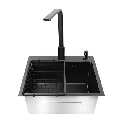 Évier de cuisine complet avec robinet pivotant à 360°