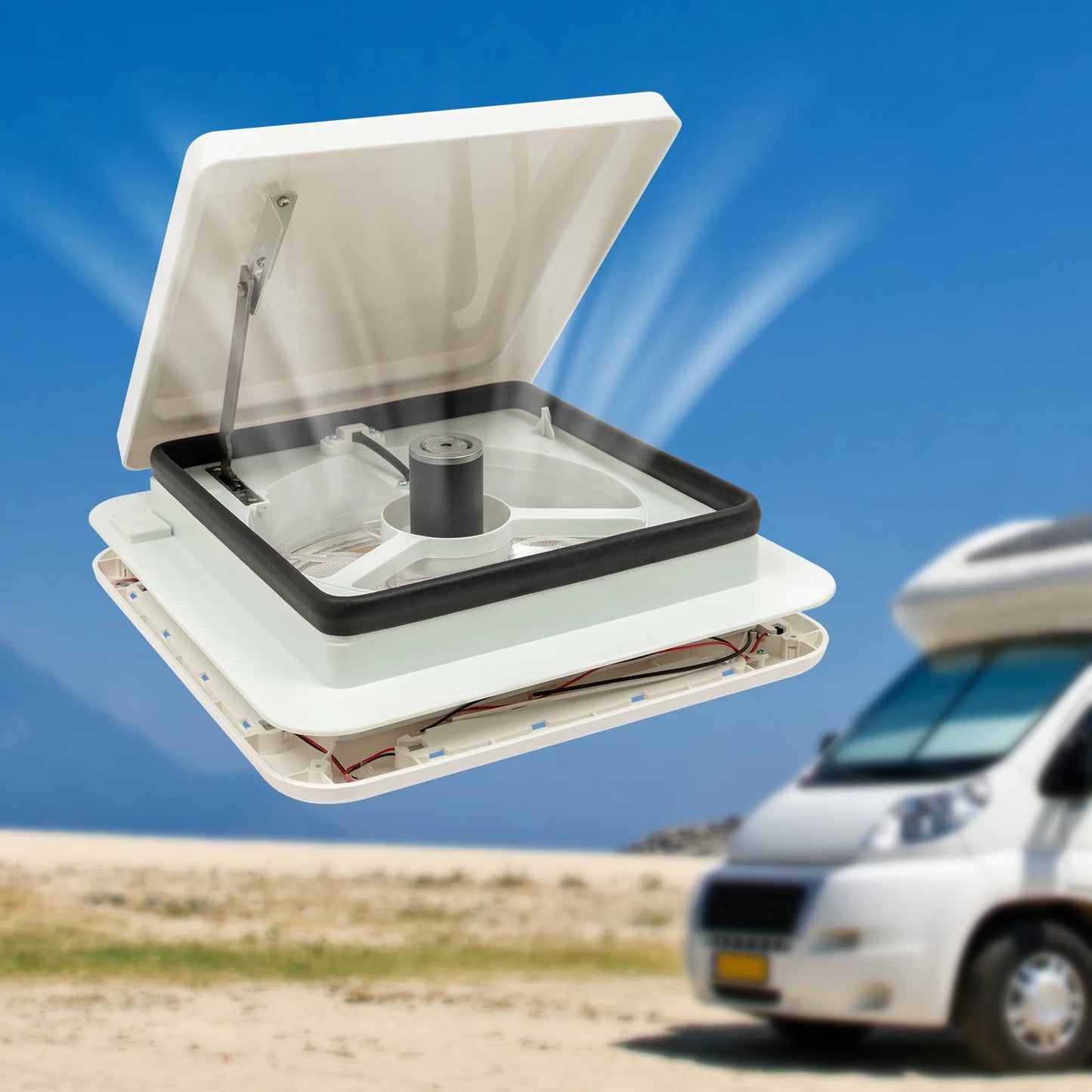 Claraboya de Techo 360×360 mm para RV y Caravana