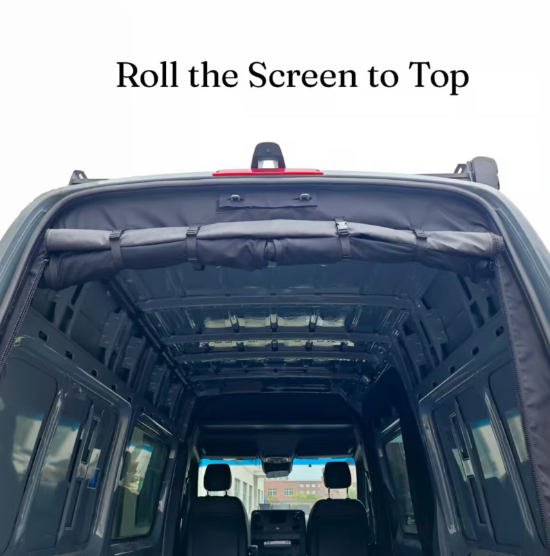 Mosquitera Trasera con Cortina de Privacidad – Techo Alto