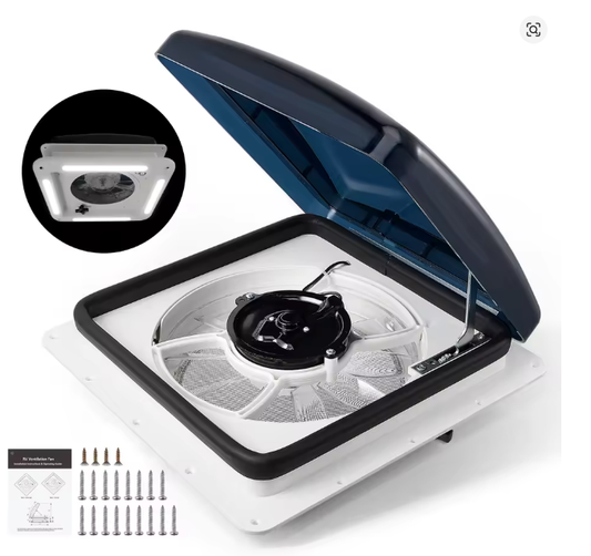 Ventilador de Ventilación Eléctrico de 12V  (28x28 cm)