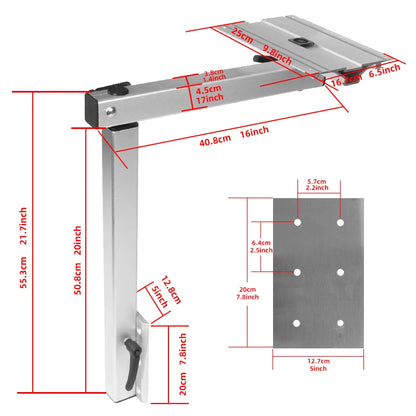 Camper Table Leg - Aluminum Alloy · Universal · Height Adjustable · Express Installation · Lightweight and Durable