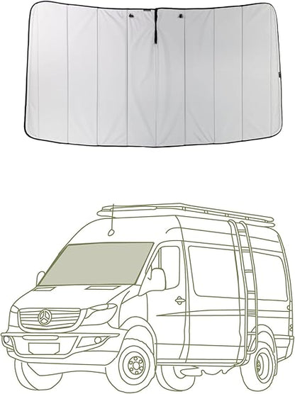 Mercedes-Benz NCV3 (años 2007 a 2018)- Cubiertas opacas magnéticas - gris frío