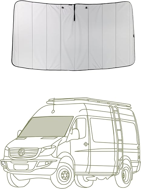 Mercedes-Benz NCV3 (años 2007 a 2018)- Cubiertas opacas magnéticas - gris frío