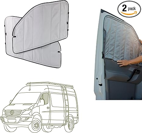 Mercedes-Benz NCV3 (años 2007 a 2018)- Cubiertas opacas magnéticas - gris frío