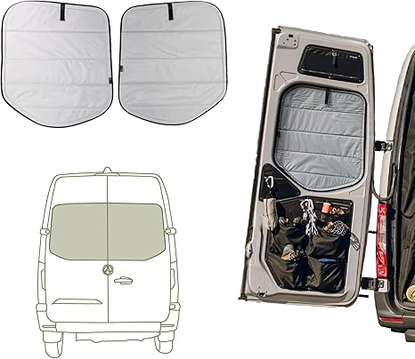 Mercedes-Benz NCV3 (años 2007 a 2018)- Cubiertas opacas magnéticas - gris frío