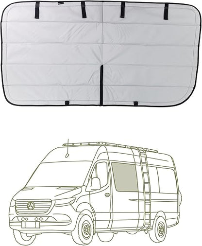 Mercedes-Benz NCV3 (años 2007 a 2018)- Cubiertas opacas magnéticas - gris frío