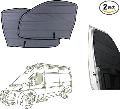 RAM Promaster Van +2014 - 2026 - Cubierta aislante ventanas, gris carbón