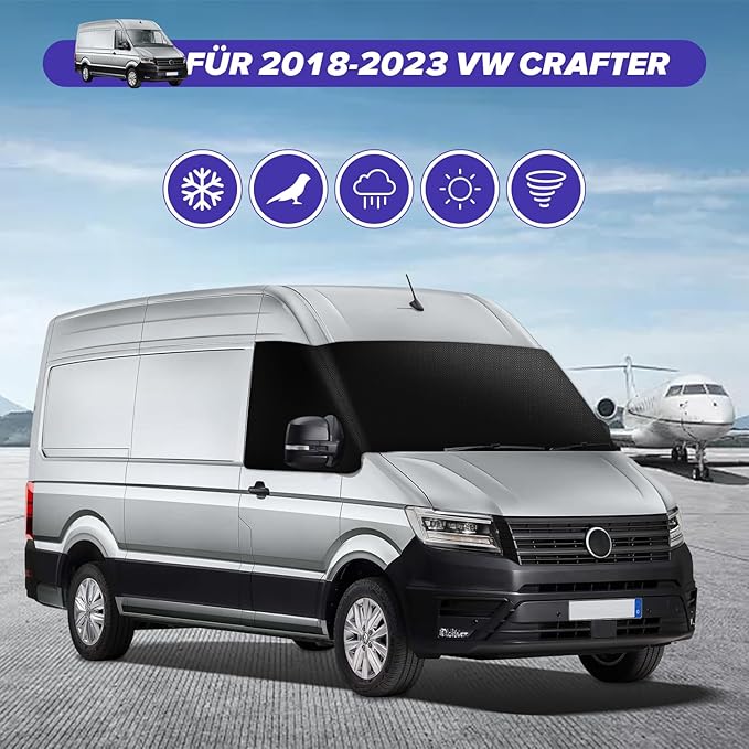 Ford Transit Custom - Aluminum Ventilation Grille + Insect Screen (2012-2023)
