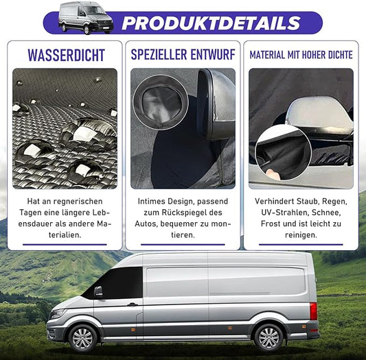 Grille d'aération Ford Transit Custom - Aluminium + Filet Anti-Insectes (2012-2023)