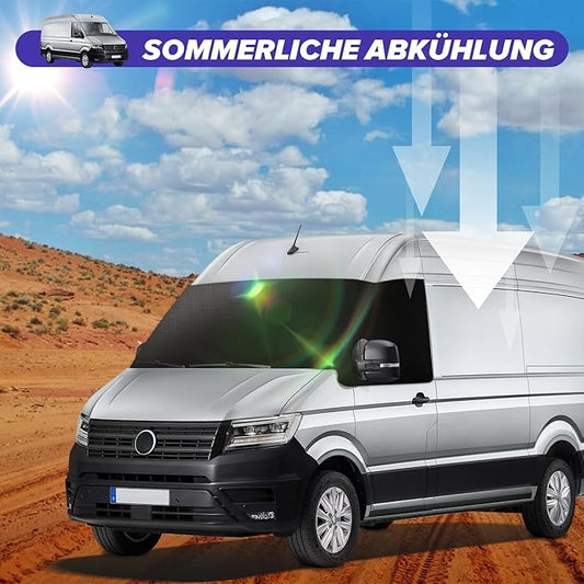 Grille d'aération Ford Transit Custom - Aluminium + Filet Anti-Insectes (2012-2023)