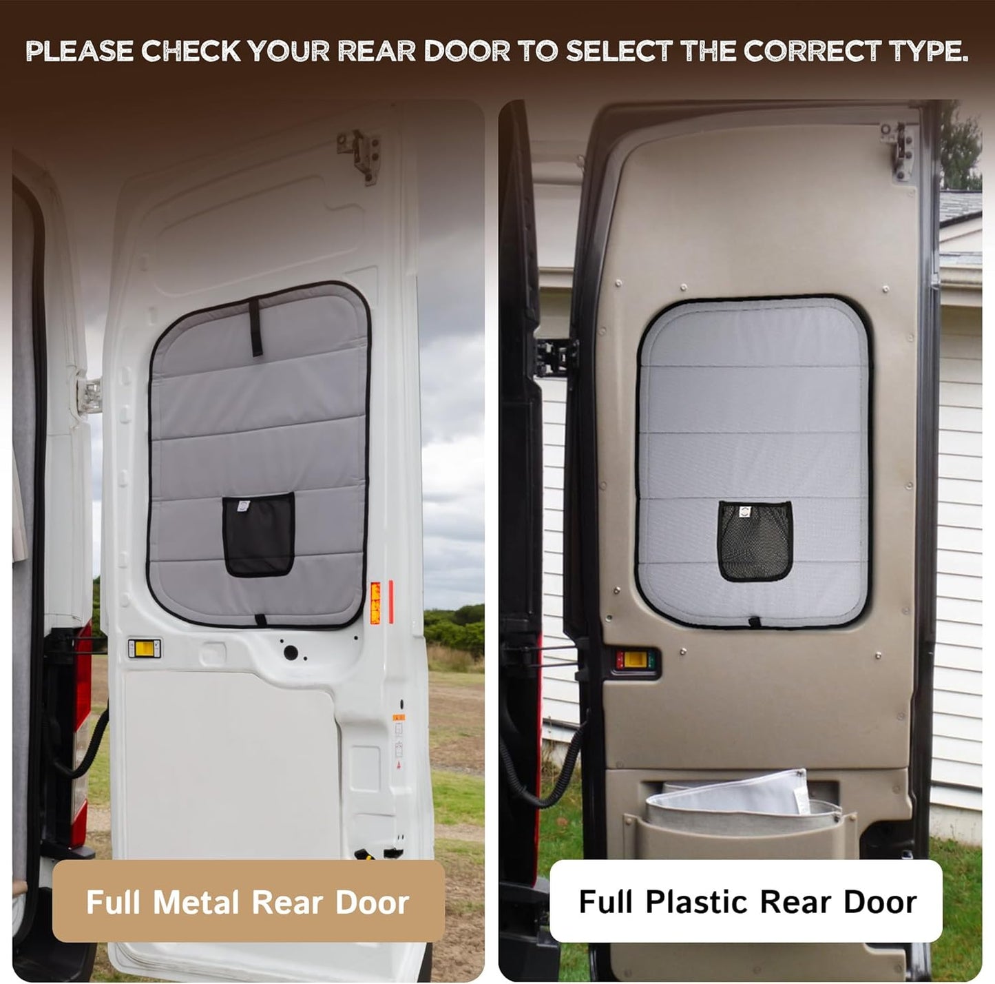 Ford Transit 2015-2026 - Cubierta aislante para ventana
