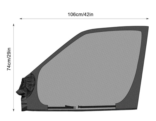 Moustiquaire universelle pour porte avant