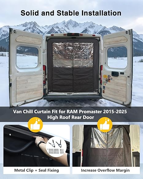 Moustiquaire Arrière pour Fourgon Aménagé et Camping-car