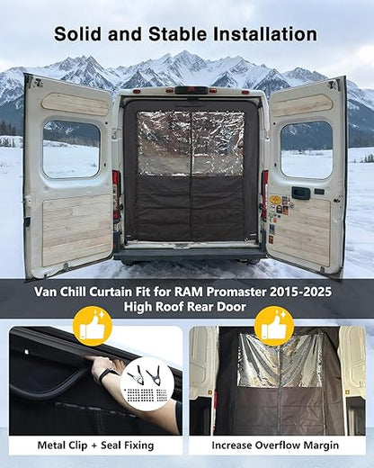 Moustiquaire Arrière pour Fourgon Aménagé et Camping-car
